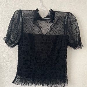 Black blouse 🤍🖤